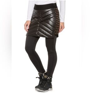 NWT Krimson Klover Carving Down Skirt - Black w/ Hazel Accents, Size M